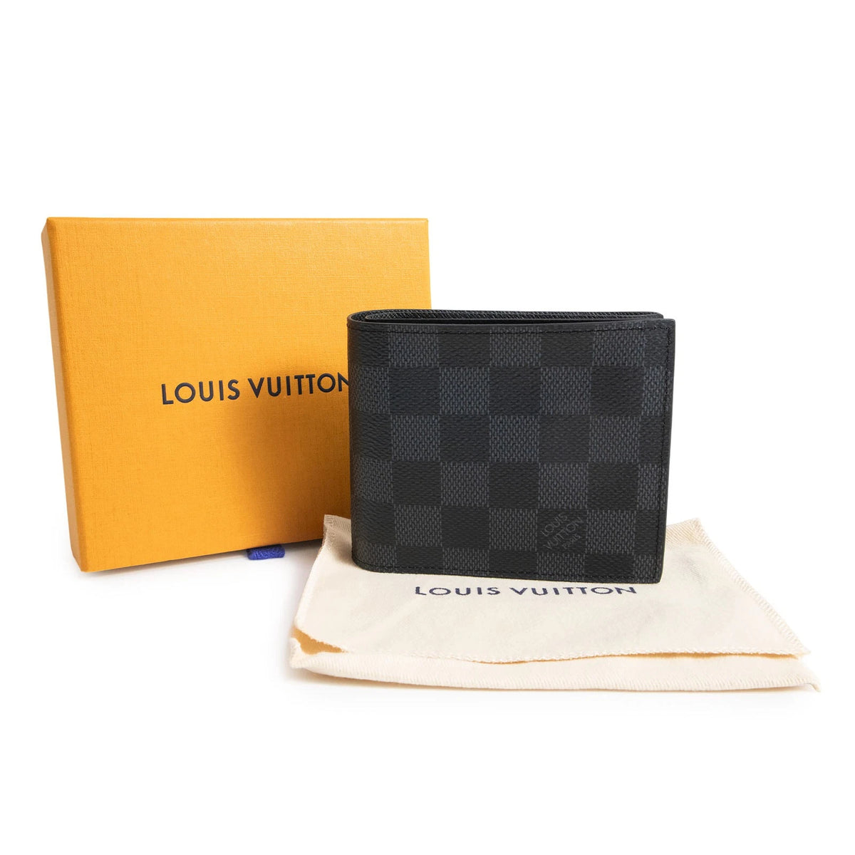 Louis Vuitton Marco NM Damier Graphite Wallet – Black (N63336)