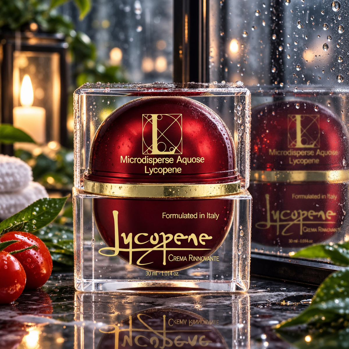 Premium Face Cream - 8% Lycopene Infused - Formulated in Italy - Models Choice