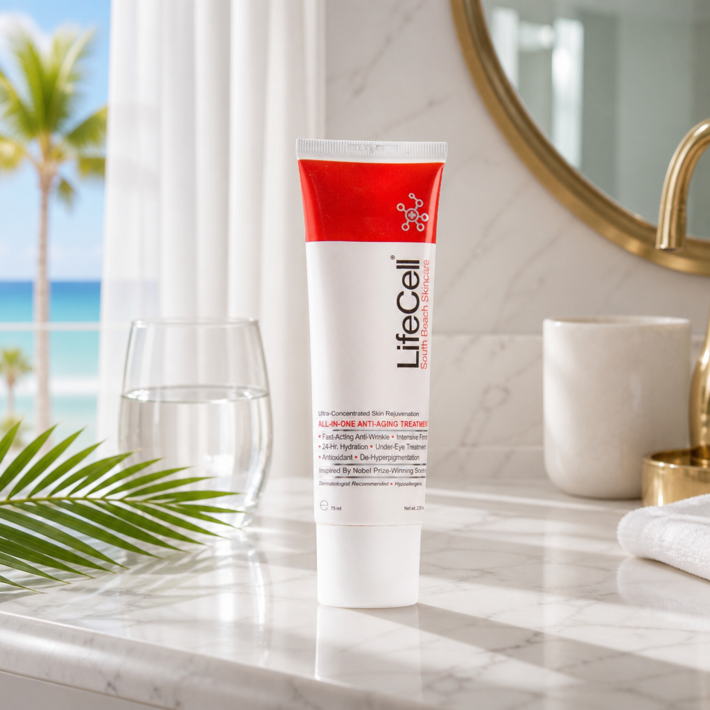 LifeCell South Beach All-In-One Anti-Aging Treatment, 2.54 oz