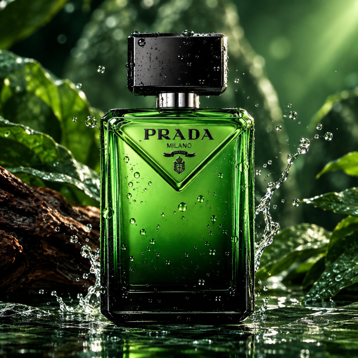 Prada Paradigme Eau de Parfum for Men – Ambery Woody Fragrance with Bergamot & Bourbon Geranium