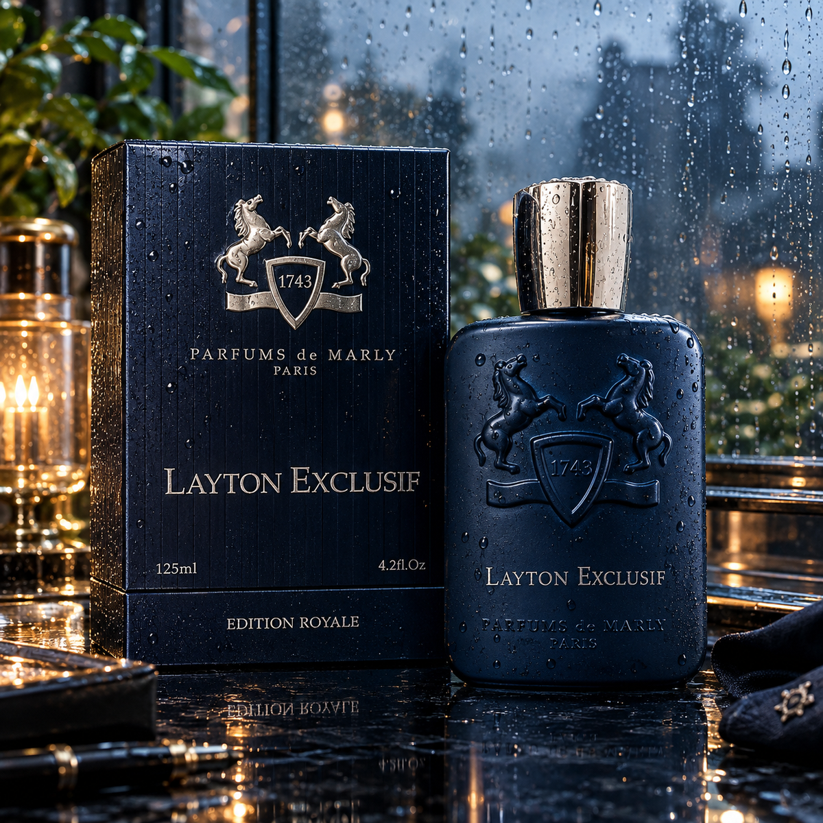 Layton Exclusif by Parfums De Marly Eau De Parfum Spray 4.2 oz / e 125 ml