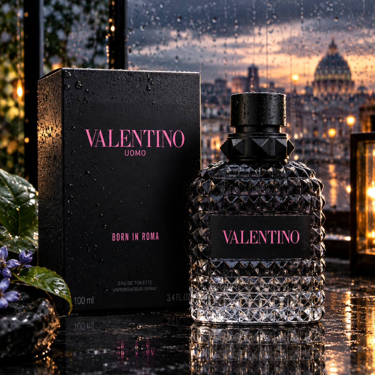Valentino Uomo Born In Roma 3.4 oz. Eau de Toilette Spray for Men New in Box