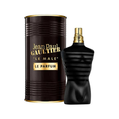 Jean Paul Gaultier Le Male Le Parfum Eau de Parfum Intense for Men, 4.2 oz (125 mL) – Bold Woody Amber Fragrance