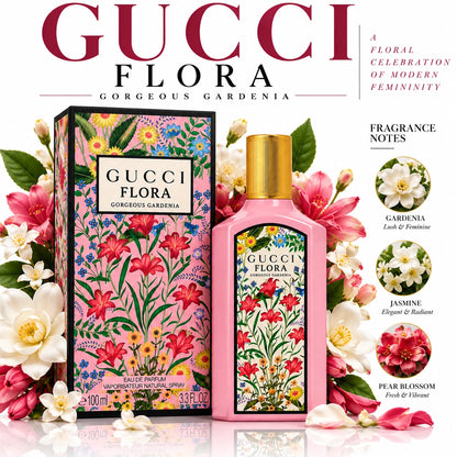 Gucci Flora Gorgeous Gardenia Eau de Parfum 100ml for Women – Brand New & Sealed