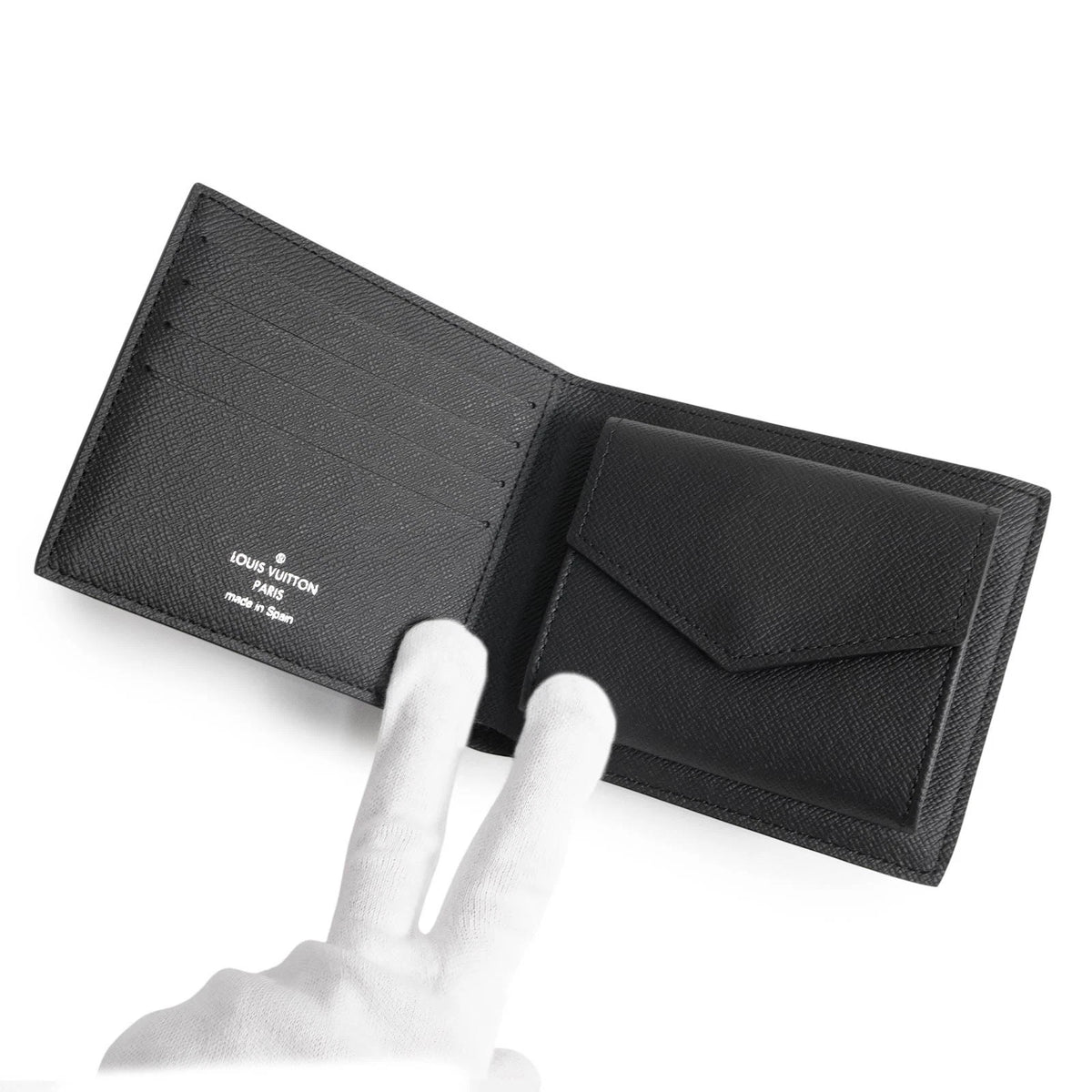 Louis Vuitton Marco NM Damier Graphite Wallet – Black (N63336)